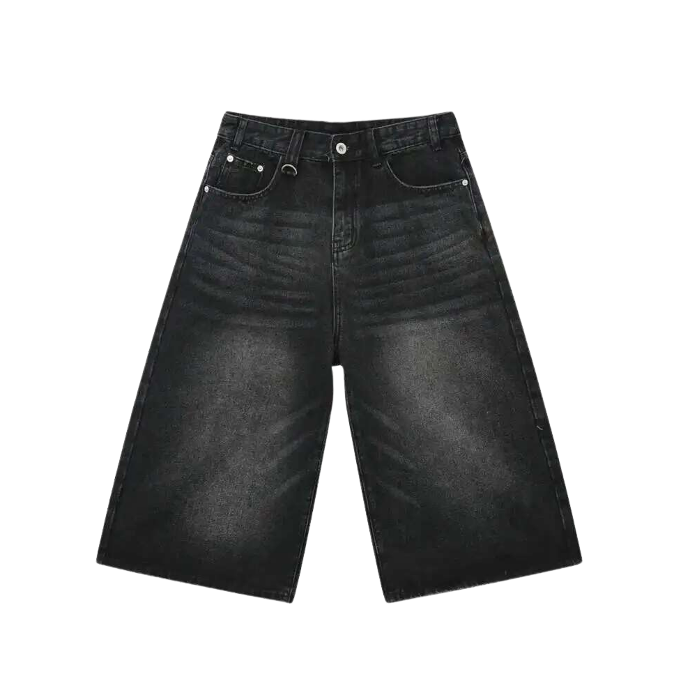 black fade long jorts
